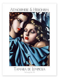 Wall print The Young Girls, 1930 - Tamara de Lempicka