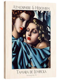 Wood print The Young Girls, 1930