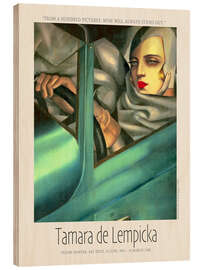 Cuadro de madera Autoportrait, Quote, 1929