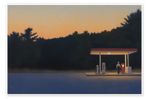 Póster Twilight at the Gas Station