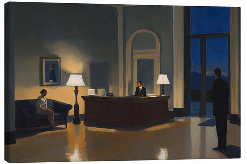Quadro em tela Hotel Lobby