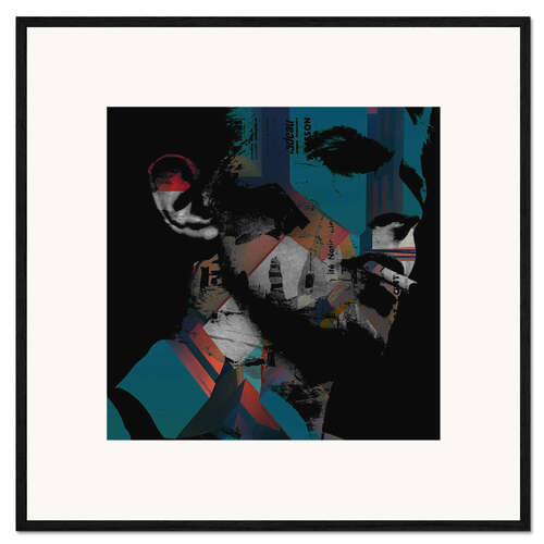 Impresión de arte enmarcada David Bowie, Heroes