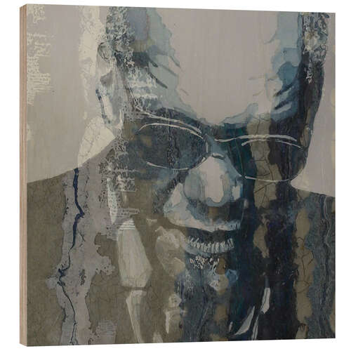 Tableau en bois Ray Charles