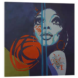 Acrylic print Diana Ross - Paul Lovering