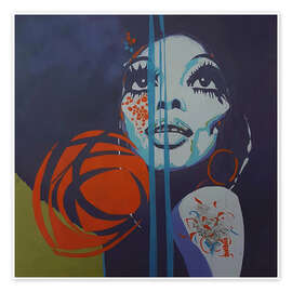 Wall print Diana Ross - Paul Lovering