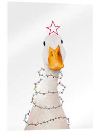 Acrylglas print Christmas duck