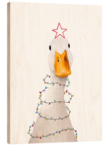 Trebilde Christmas duck