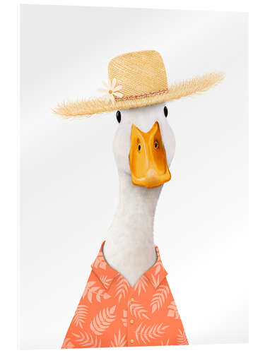 Acrylic print Beach duck