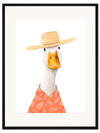 Gerahmter Kunstdruck Strandente