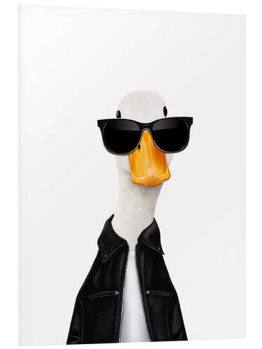 Quadro em PVC Stylish duck
