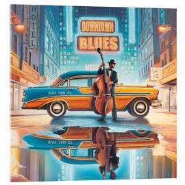 Akrylbillede Downtown Blues I - Georg Huber