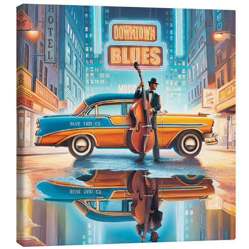 Leinwandbild Downtown Blues I