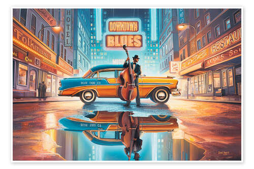Plakat Downtown Blues II