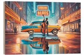 Cuadro de madera Downtown Blues II - Georg Huber
