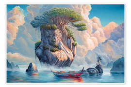 Wall print Vietnam Fantasy - Georg Huber