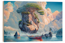 Quadro de madeira Vietnam Fantasy - Georg Huber