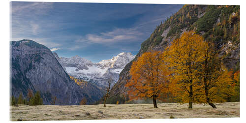 Akryylilasitaulu Rißtal in autumn, Austria