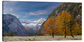 Canvas print Rißtal in autumn, Austria - Denis Feiner