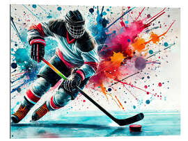 Gallery print Ice hockey player I