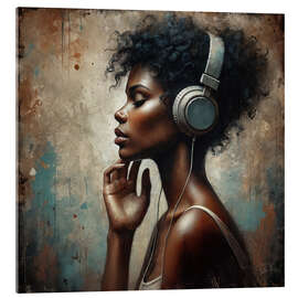 Tableau en verre acrylique Music captures you - Photoplace Creative