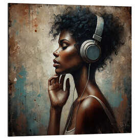 Alubild Musik fesselt dich - Photoplace Creative