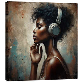 Tableau sur toile Music captures you - Photoplace Creative