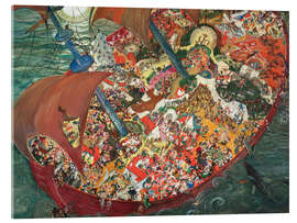 Acrylic print The Ship of Fools, 1922 - Oskar Laske