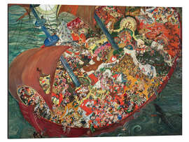 Aluminium print The Ship of Fools, 1922 - Oskar Laske
