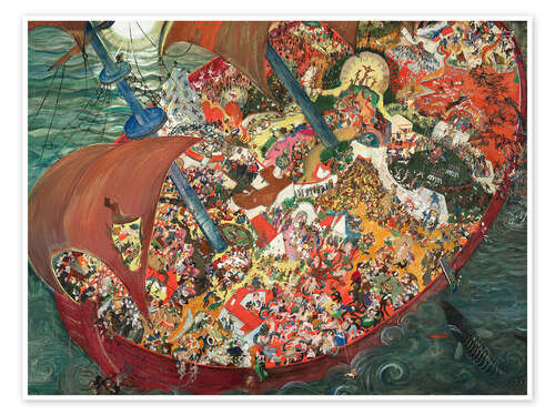 Juliste The Ship of Fools, 1922