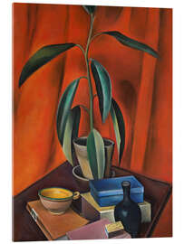 Acrylic print Still life with rubber tree, 1921 - Alexander Kanoldt