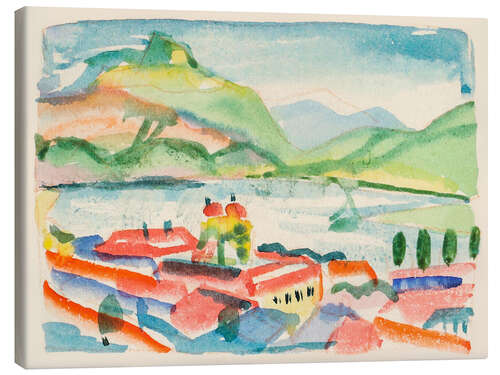 Canvas print Mondsee, Austria