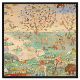 Gerahmter Kunstdruck Paradies