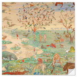 Sticker mural Paradise - Oskar Laske