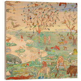 Wood print Paradise - Oskar Laske
