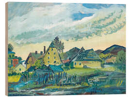 Holzbild Große Wolke (Puchberg am Schneeberg), 1950 - Oskar Laske