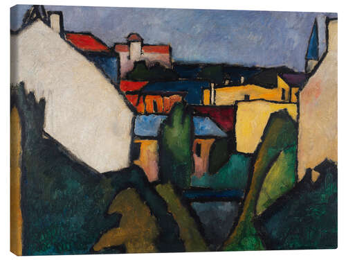 Lienzo Houses, 1910