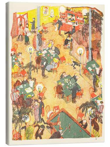Stampa su tela Caffè, 1920