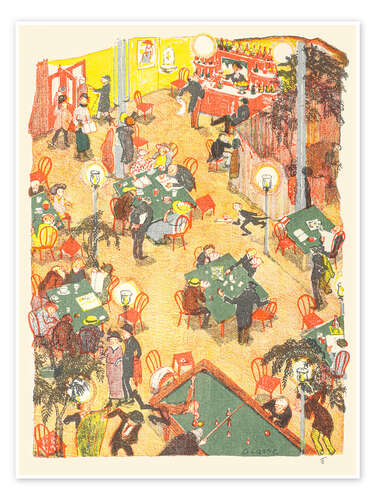 Juliste Coffee house, 1920