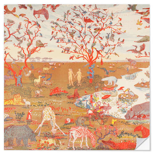 Sticker mural Paradise, 1913