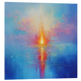 Obraz na szkle akrylowym The flame of knowledge - DejaReve