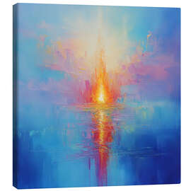Leinwandbild Die Flamme des Wissens