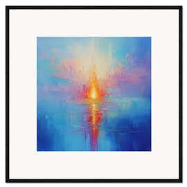 Gerahmter Kunstdruck Die Flamme des Wissens