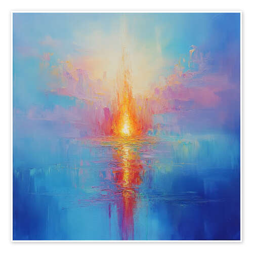 Plakat The flame of knowledge