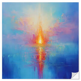 Wandsticker Die Flamme des Wissens