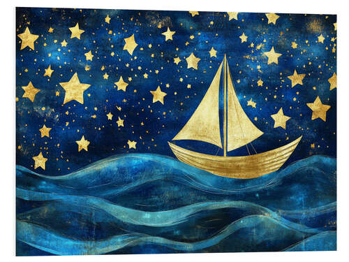 Quadro em PVC The Starry Crossing