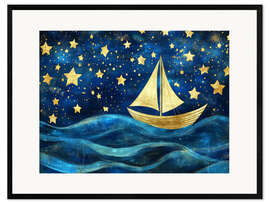 Gerahmter Kunstdruck Die Sternenüberquerung