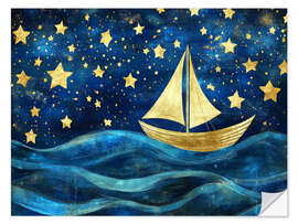 Wandsticker Die Sternenüberquerung