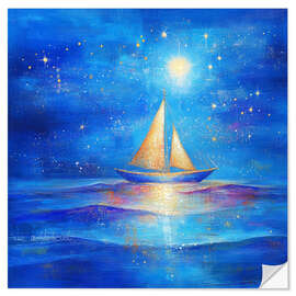 Vinilo para la pared Between Sky and Sea