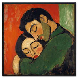 Gerahmter Kunstdruck Liebhaber