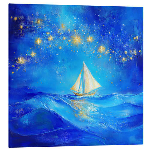 Acrylic print Sailing Through Infinity